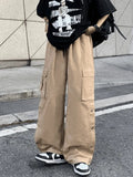 Buttoned Pocket Patch Cargo Pants- Outfit
