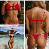 Zingj Hot Swimsuit Ebay Hot Multi-Color Pure Color Women's Swimsuit Hot