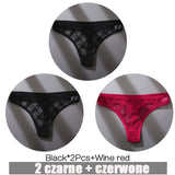 3PCS/Set Thongs Woman MeshTransparent G-String Women's Thong Comfortable Casual Female Low Waist Thong Intimate