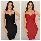 Lady Bandage Dress 2021 New Arrival Sexy White Bodycon Dress Women Summer Celebriity Club Party Dress Birthday