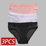Seamless Hollow Out Women's Panties Women Briefs Transparent Low Waist Underwear Breathable Female Underpants Pantys