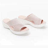 Women's Shoes Summer 2022 Plus Size Wedge Platform Sandals Soft Bottom Beach Muje Ladies Outdoor Light closed toe Flat