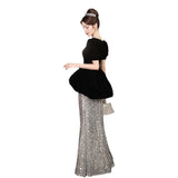 Evening Dress Dresses Women's Banquet Light Luxury Small Adult Hosts French Fishtail Temperament Long Evening