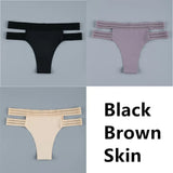 Seamless Underwear Silk Women's Plain Color Panties Lady Invisible Underpants Girls Briefs Smooth Panty Sexy