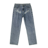 Women's Jeans Y2K Streetwear Denim Pants High Waist Retro Vintage Straight Jeans Trousers Mom Boyfriends