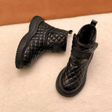Woman Shoes Non-Slip Snow Boots Women The Bottom Warm with Velvet Short Lattice Luxury Designer Booties platform