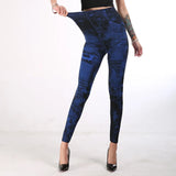Faux Denim Hip Raise Yoga Colors