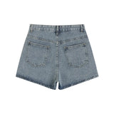 Summer Half Body Skirt Shorts Vintage High Waist Self Cultivation Casual Fashion Denim Short Skirt Hot Pants
