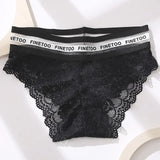 Women Sexy Lace Panties High-waist Underwear XXL Female Underpants Breathable Lingerie Temptation Transparent
