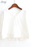 Women Bandage Solid Sexy Female Crop Tops Loose Korean Style Fashion Harajuku All-match Simple Leisure Summer Tees