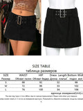 Women'S Jeans Skirt Belt Mini Denim Skirt Korean Low Waist Straight Short Skirt Summer Harajuku Sexy