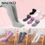 Leggings Winter Autumn Cotton Kids Stockings Stretchy Solid Pants Toddlers Kids Pants Girls Pantyhose For 2-8 Yrs