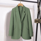 Zingj And Autumn Suit Jacket Female Small Man 2024 Spring And Autumn New Korean Version Temperament Goddess Fan Small Leisure Small