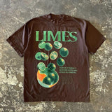 Limes Printed T-shirt-Outfit