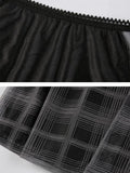 Checkered Swing Mini Dress- Outfit