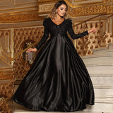 Prom Party Night Maxi Swing Dresses Women Elegant Luxury Female V-neck Cocktail Clothes Quinceanera Formal Club