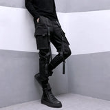 Function Wind Tactics Multi-Pocket Ribbon Parachute Military Uniform Street Tide Brand Harlan