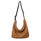 Washed Large Canvas Crossbody BagOutfit