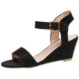 Zingj Women 2024 New Women's Summer Shoes Women's Slope High Heels