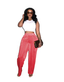 Zingj New Women's Casual Fleette Wide-Leg