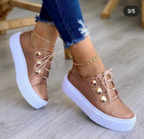 Zingj Size Casual Flat Single Shoes Women's New Round Head Thick Sole Casual Women's Single Shoes Wish- Outfit