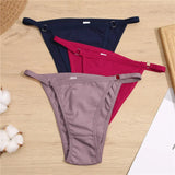 Women's Cotton Briefs Sexy Low Waist Underwear Female Underpant Soft Woman Panty Plus Size Lingerie