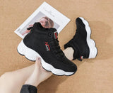 Ankle Boots Women Fashion High top Casual Women Shoes Platform boots Thickened Warmth Woman flat Shoes botas de