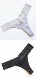 pcs/Lot Plus Size Women's Cotton Panties Underwear Sexy Lace Lingerie Panty Thongs G String Tanga T-back Seamless Female