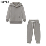 Fashion Child Set matching hoodies Two Piece Set Family Pullover Sweatshirts 2020 clothes for girls boys