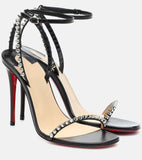Rivet Sandals French Word With Sandals Famous Temperament Temperament Red Bottom Ultra-High Heel Toe