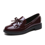 Zingj Size Small Leather Shoes Korean Version Summer Shoes With Skirt Single Shoes Female Low Top Casual Shoes Grandma