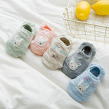 Piece=5 Pairs/lot Cute Animal Spring Women Socks Set Korean Style Funny Cat Dog Panda Low Cut Ankle Short Sox Happy