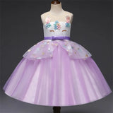 Fantasy Unicorn Dress For 3-8 Year Girl Children's Princess Costume Kids Birthday Party Infant Tutu Child