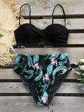 Bikini 2023 Female Swimsuit Women Swimwear Thong Push Up Bikinis Set High Waist Swimming Suits Ruffled Bathing