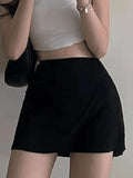 Lined Split Tennis Mini Skirt- Outfit