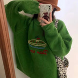 Fruit Cake Jacquard Knit Pullover- Outfit