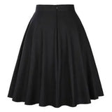 Patterns Vintage Retro 50s Full Circle A Line Skirt Holiday Tropical Pin Up Swing Skater Knee Length Floral Women Solid