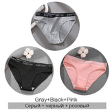 Cotton Women's Panties Panty Sexy Panties Female Underpants Solid Color Panty Intimates Women Lingerie