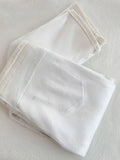 Zingj Of The Super Advanced Rice White Straight Leg Jeans Female High Waist Small Nine Points Cigarette Pipe Pants And Velvet And