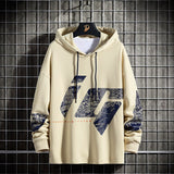 Hoodie Men's Sweatshirt Spring 2021 New Korean Style Trend Loose Casual Stitching Long Sleeve V-Neck Casual