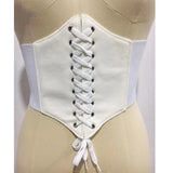 Black Red Pink Body Shapewear Women Gothic Clothing Underbust Waist Cincher Solid Color Sexy Bridal Corsets and
