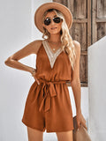 2025 New Wish Women's Casual Lace Vneck Solid Color Sleeveless