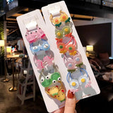 Children Cute Cartoon Fruit Elastic Hair Bands Girls Baby Lovely Rubber Bands Ponytail Holder Kids Hair