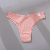 Sexy Cotton Women Brazilian Panties V Waist Female T-back Underpants Intimate Lingerie Bikini Panty