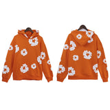 Trend Sports Shirt Hip-Hop Wood Cotton Printing Suit High Street Loose Hooded