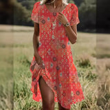 Hot Selling Literary And Art National Wind Round Collar Long