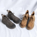 Zingj Men's Fashion Boots 2024 New Vintage Work Boots