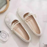 Leisure Mary Treasure Shoes Net Red Pop Late Evening Gentle Style With Skirt Elegant Beauty And Light Mouth Singles