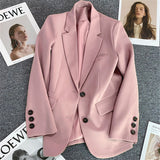 Suit Jacket Woman 2025 Spring And Autumn New Leisure Temperament Fried Street Suit Korean Version Suit Suit Dress