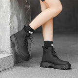 Zingj Martin Boots Male Autumn And Winter Long Tube Overalls Net Red High Street Soft Leather British Yuppie Male Boots